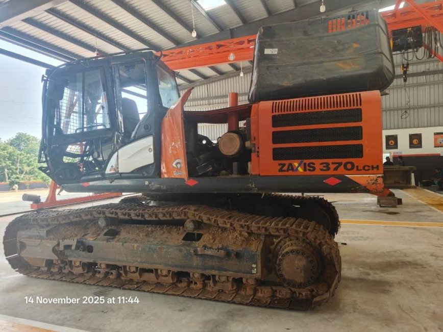 Disposal of Accidental Damage Dismantled Conditioned “TATA HITACHI ZAXIS 370 LCH-GI, Hydraulic Excavator, Year of Mfg-2021